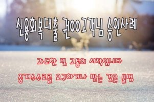 신용회복자대출3