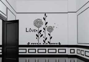 침실포인트벽지3