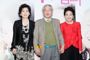 [포토엔]윤소정-이순재-김수미 ‘아름다운 노년의 사랑 보여드릴게요’